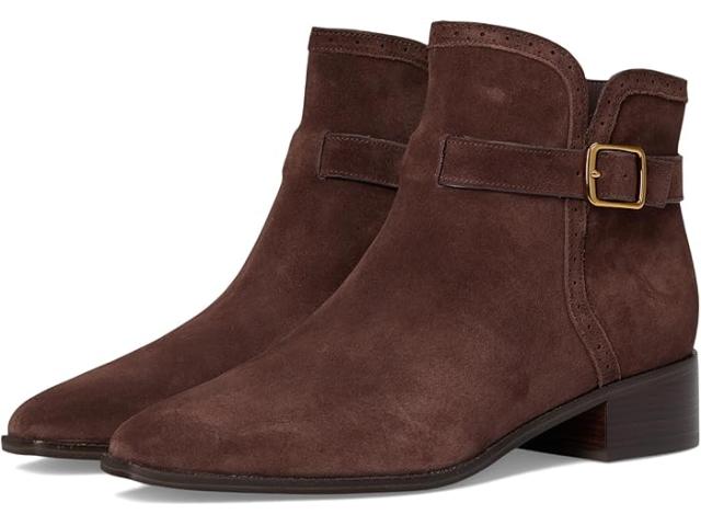 (取寄) コールハーン レディース バックル ブーツ Cole Haan women Norella Buckle Boots Madeira Brown Suede