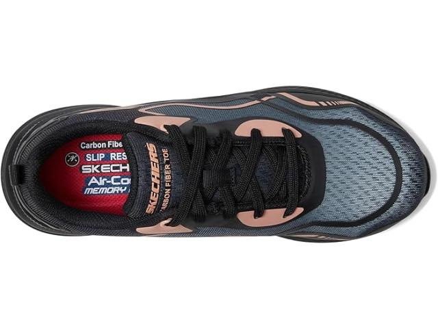 (取寄) スケッチャーズ ワーク レディース カービックス コンプ トゥ SKECHERS Work women Carbix Comp Toe Black/Goldの通販は