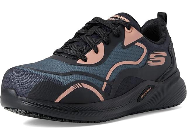 (取寄) スケッチャーズ ワーク レディース カービックス コンプ トゥ SKECHERS Work women Carbix Comp Toe Black/Goldの通販は