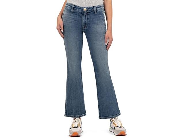 (取寄) カット フロム ザ クロス レディース ケルシー ミッド ライズ アンクル フレア レギュラー ヘム スラッシュ ポケット KUT from the Kloth women KELSEY MID RISE ANKLE FLARE REGULAR HEM SLASH POCKET EFFECTIVENESS