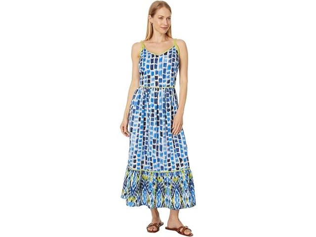 (取寄) ニックゾー レディース ブラッシュストローク ブルース ドレス NIC+ZOE women Brushstroke Blues Dress Blue Multiの通販は