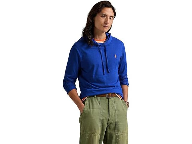 (取寄) ラルフローレン メンズ ジャージ フーデット T-シャツ Polo Ralph Lauren men Polo Ralph Lauren Jersey Hooded T-Shirt Blue Saturnの通販は