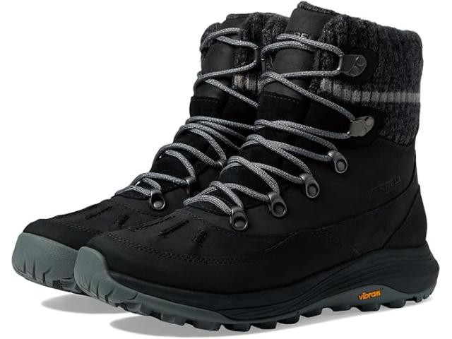 (取寄) メレル メンズ サイレン 4 サーモ ミッド ジップ ウォータープルーフ Merrell men Merrell Siren 4 Thermo Mid Zip Waterproof Blackの通販は 51,330円