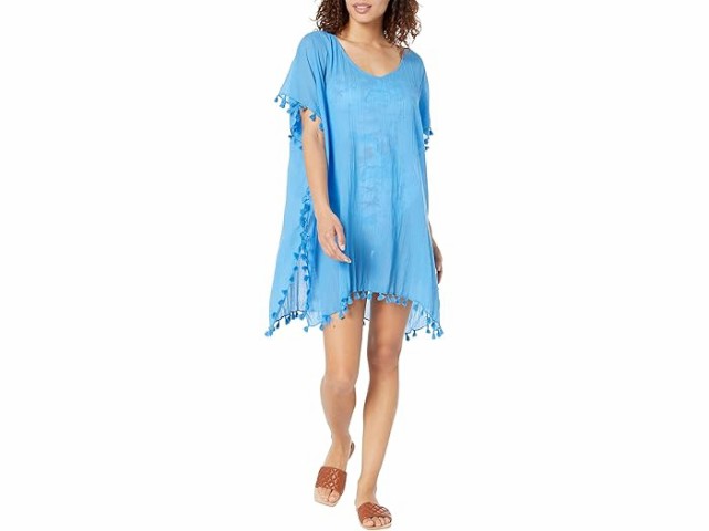 (取寄) シーフォリー レディース アムネジア カフタン カバー-アップ Seafolly women Amnesia Kaftan Cover-Up Azureの通販は