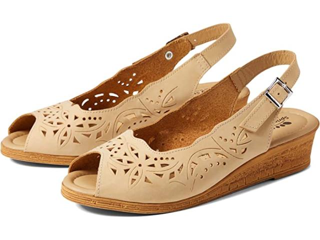 (取寄) スプリング ステップ レディース オレラ Spring Step women Spring Step Orella Light Yellow Nubuck