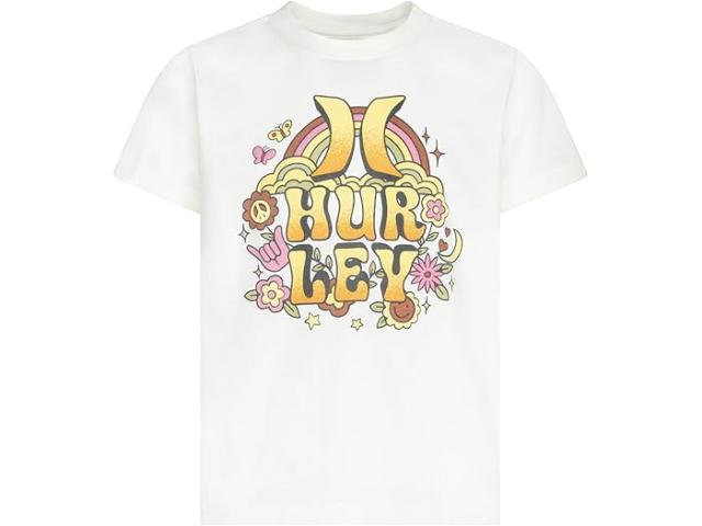(取寄) ハーレー キッズ ガールズ ピース アンド ラブ ティー (ビッグ キッド) Hurley Kids girls Peace & Love Tee (Big Kid) Marshmallowの通販は 5,567円