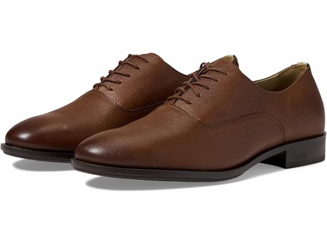 (取寄) ボス メンズ コルビー オックスフォード シューズ イン グレイン レザー BOSS men Colby Oxford Shoes in Grain Leather Cocoa Brownの通販は
