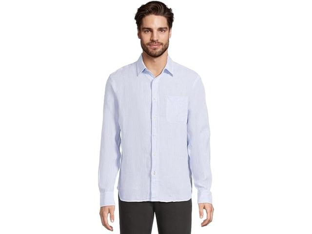 (取寄) ファリティ メンズ ラグナ リネン シャツ Faherty men Laguna Linen Shirt Summer Classic Stripe