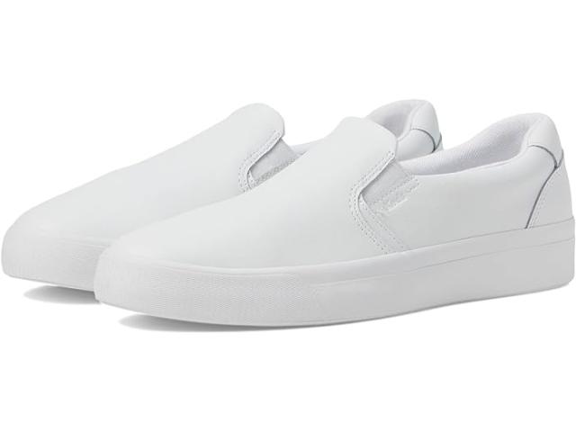 (取寄) ケッズ レディース パシュート スリッポン Keds women Pursuit Slip On White Leather