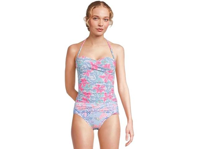 (取寄) リリー ピュリッツァー レディース フラメンコ タンキニ トップ Lilly Pulitzer women Flamenco Tankini Top Multi Beachside Haven Swim