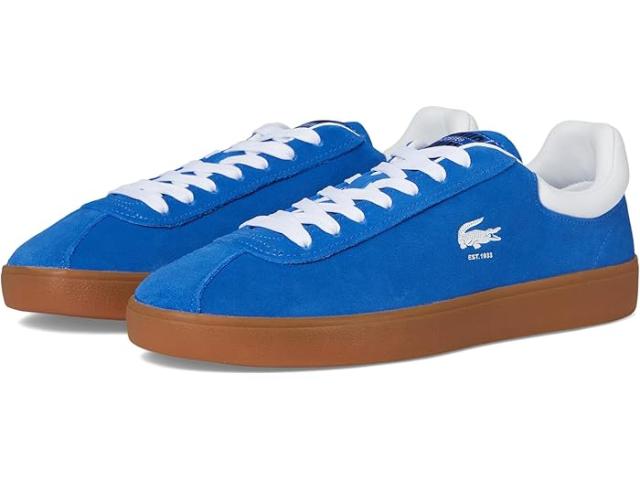 (取寄) ラコステ メンズ ベースショット スニーカー Lacoste men Baseshot Sneakers Blue/Gum