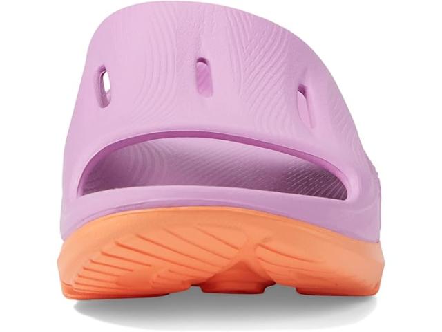 (取寄) キッズ オラ リカバリー スライド 3 (ビッグ キッド) Hoka Kids kids Hoka Kids Ora Recovery Slide 3 (Big Kid) Cyclamen/Mock Orangeの通販は