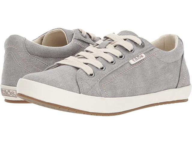 (取寄) タオス フットウェア レディース スター Taos Footwear women  Star Grey Wash Canvas