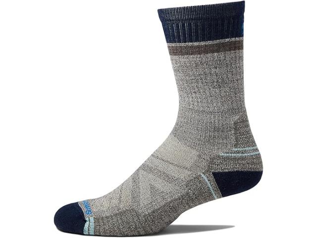 (取寄) スマートウール メンズ ハイク ライト クッション ワインディング トレイル クルー ソックス Smartwool men Smartwool Hike Light Cushion Winding Trail Crew Socks Taupe/Natural Marl