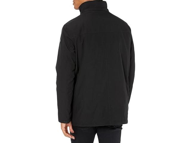 (取寄) カルバンクライン メンズ フーデット リップ ストップ ウォーター アンド ウィンド レジスタント ジャケット ウィズ フリース ビブ   men Hooded Rip Stop Water and Wind Resistant Jacket with Fleece Bib Dark Tan 取寄) カルバンクライン メンズ フーデット リップ ストップ