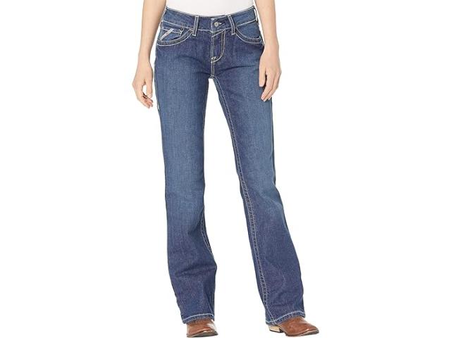 (取寄) アリアット レディース Fr ミッドライズ デュラストレッチ ジーンズ Ariat women Ariat FR Mid-Rise Durastretch Jeans Blue Quartz