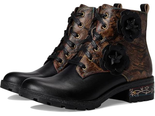 (取寄) ラルティストバイスプリングステップ レディース  L'Artiste by Spring Step women Martinela Black Multi