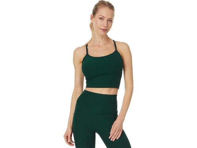 (取寄) ビヨンドヨガ レディース スペースダイ スリム レイサーバック クロップド タンク Beyond Yoga women Beyond Yoga Spacedye Slim Racerback Cropped Tank Dark Spruce Green Heatherの通販は
