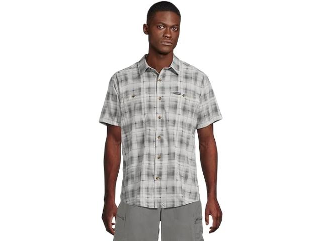(取寄) コロンビア メンズ ユーティライザー プリンテッド ウーブン ショート スリーブ Columbia men Utilizer Printed Woven Short Sleeve Columbia Grey Omblur