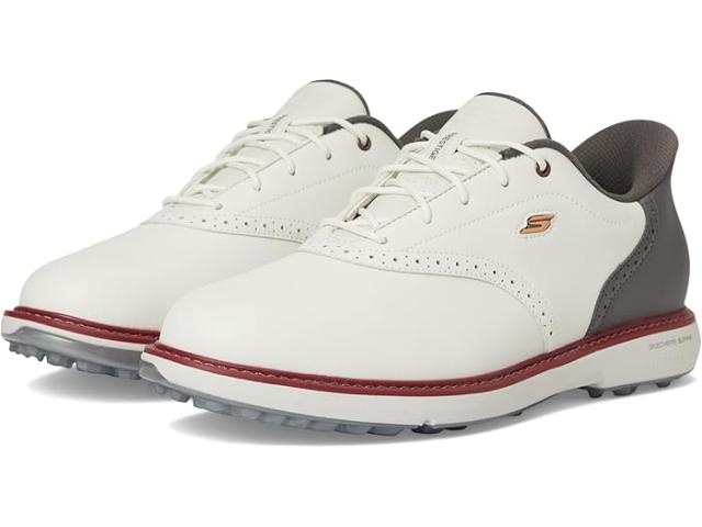 (取寄) スケッチャーズ ゴルフ メンズ プレステージ スリップ-イン アーチフィット スパイクレス ゴルフ シューズ Skechers GO GOLF men Prestige Slip-In ArchFit Spikeless Golf Shoe Natural/Gray