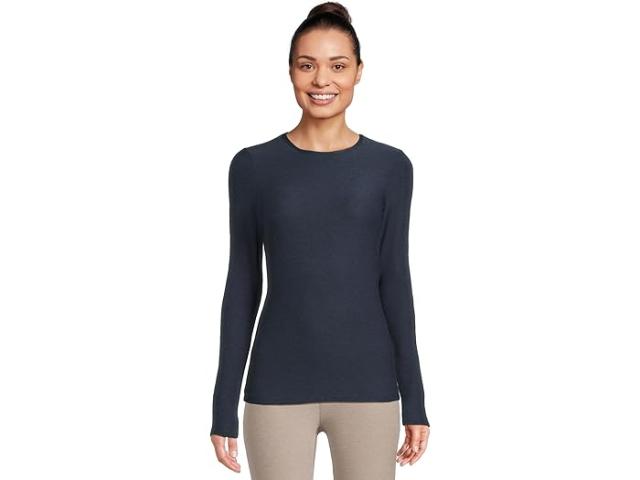(取寄) ビヨンドヨガ レディース フェザーウェイト クラシック クルー プルオーバー Beyond Yoga women Beyond Yoga Featherweight Classic Crew Pullover Nocturnal Navy
