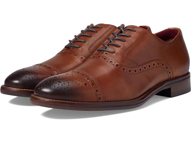 (取寄) ジョンストン&マーフィー メンズ コナード 2.0 キャップ トゥ Johnston & Murphy men Johnston & Murphy Conard 2.0 Cap Toe Tan Full Grain