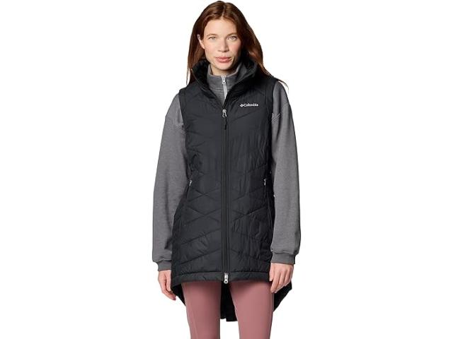 (取寄) コロンビア レディース プラス サイズ ヘブンリー リ ロング ベスト Columbia women Plus Size Heavenly II Long Vest Black