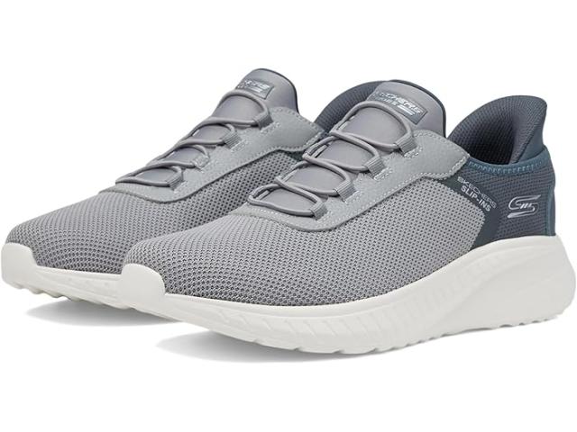 (取寄) ボブス スケッチャーズ メンズ ハンズ フリー スリップ-インス スクアッド カオス - タフ BOBS from SKECHERS men BOBS from SKECHERS Hands Free Slip-Ins Squad Chaos - Tough Wallk Grey
