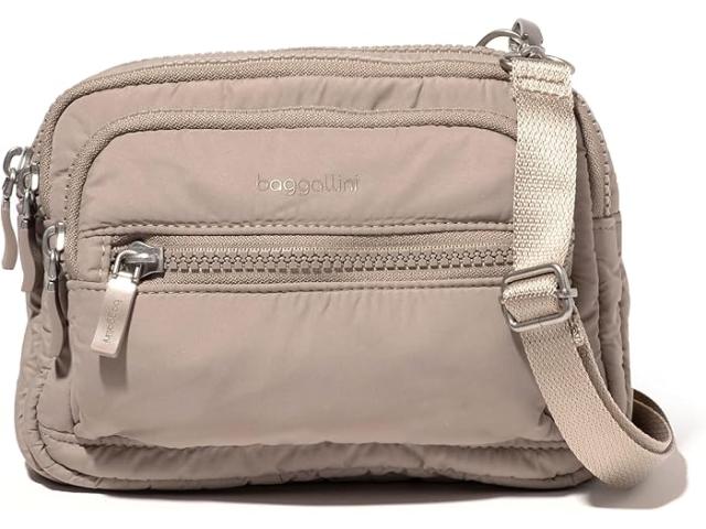 (取寄) バッガリーニ レディース トリプル ジップ バッグ Baggallini women Triple Zip Bagg Moonrock Puff
