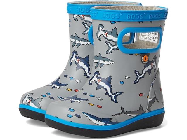 (取寄) ボグス キッズ キッズ スキッパー リ ピクセル シャーク (トドラー) Bogs Kids kids Skipper II Pixel Shark (Toddler) Gray Multiの通販は