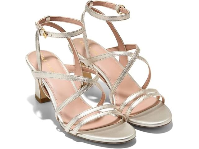 (取寄) コールハーン レディース アディ ストラップ サンダル Cole Haan women Cole Haan Addie Strappy Sandals Soft Gold Leatherの通販は