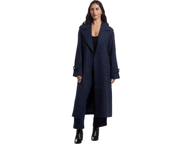 (取寄) アヴェックレフィー レディース ブランケット ステッチ コート Avec Les Filles women Blanket Stitch Coat Midnight Plaid