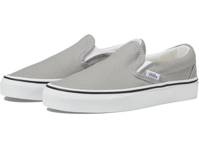 (取寄) バンズ クラシック スリッポン Vans Classic Slip-On Drizzle/True White