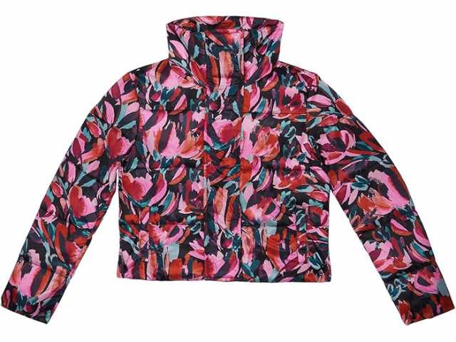 (取寄) ミリー ミニ ガールズ ヘイズ クロップド パファー (ビッグ キッズ) MILLY MINIS girls Hayes Cropped Puffer (Big Kids) Pink Multiの通販は 24,908円