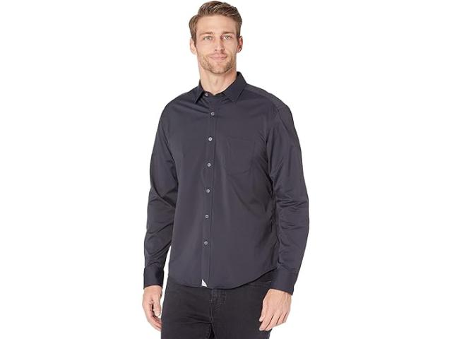 (取寄) アンタックイット メンズ リンクル フリー パフォーマンス ジロンド シャツ UNTUCKit men UNTUCKit Wrinkle Free Performance Gironde Shirt Black