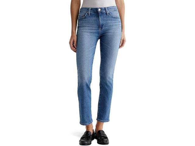 (取寄) AGジーンズ レディース マリ ミッドライズ スリム ストレート ジーンズ イン 13 イヤーズ プロムナード AG Jeans women Mari Mid-Rise Slim Straight Jeans in 13 Years Promenade 13 Years Promenade