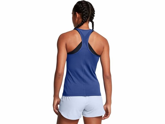 (取寄) アンダーアーマー レディース Ua ヒートギア アーマー レーザー タンク Under Armour women Under Armour UA HeatGear Armour Racer Tank Tech Blue/Whiteの通販は