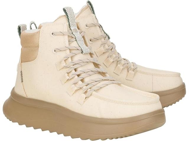 (取寄) ヘイ デュード レディース ウェンディ ピーク アプレ コーテッド ツイル Hey Dude women Hey Dude Wendy Peak Apres Coated Twill Ivory