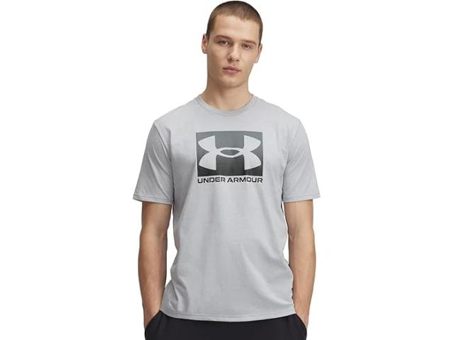 (取寄) アンダーアーマー メンズ ボックスド スポーツ アップデーテッド ショート スリーブ Tシャツ Under Armour men Boxed Sports Updated Short Sleeve T-Shirt Mod Gray Light Heather/Black