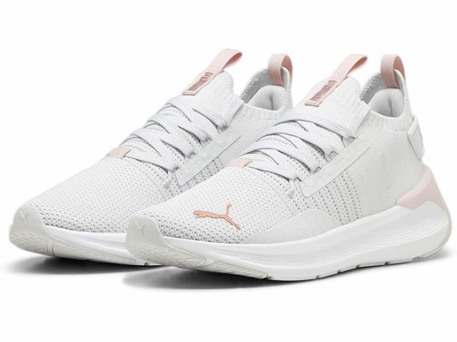 (取寄) プーマ レディース ソフトライド シンメトリー フュージョン PUMA women PUMA Softride Symmetry Fuzion Feather Gray/Mauve Mist/Rose Goldの通販は