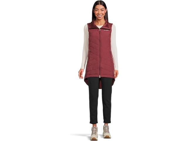 (取寄) コロンビア レディース ヘブンリー リ ロング ベスト Columbia women Heavenly II Long Vest Rich Wine