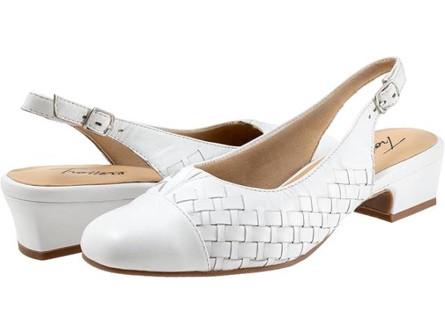 (取寄) トロッターズ レディース Dea ウーブン Trotters women Dea Woven White