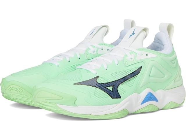 (取寄) ミズノ ウェーブ モーメンタム 3 Mizuno Wave Momentum 3 Neo Mint/White