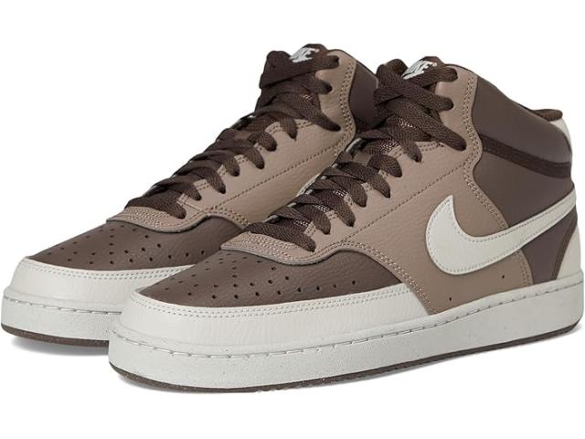 (取寄) ナイキ メンズ コート ビジョン ミッド ネクスト ネイチャー Nike men Court Vision Mid Next Nature Baroque Brown/Light Bone/Mink Brown