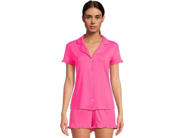 (取寄) リリー ピュリッツァー レディース パジャマ トップ Lilly Pulitzer women Lilly Pulitzer Valaine Pajama Top Passion Fruit Pink