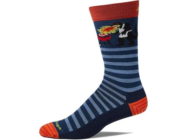 (取寄) ダーンタフバーモント メンズ アニマル ハウス クルー ライトウェイト Darn Tough Vermont men Animal Haus Crew Lightweight Deep Water