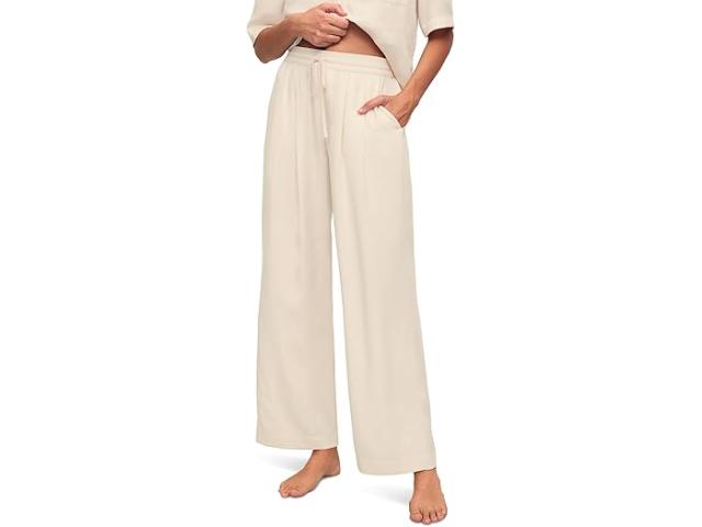 (取寄) エバージェイ レディース テンセル ウーブン リラックスド-フィット パンツ Eberjey women Tencel Woven Relaxed Pants Whitecap Grey