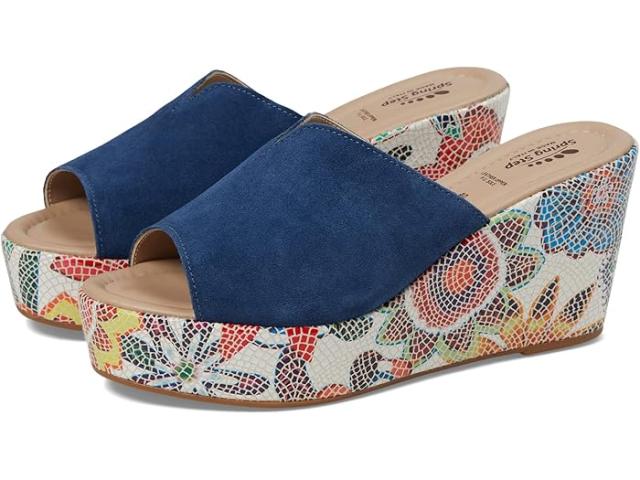 (取寄) スプリング ステップ レディース レイラニ Spring Step women Laylani Blue Suede