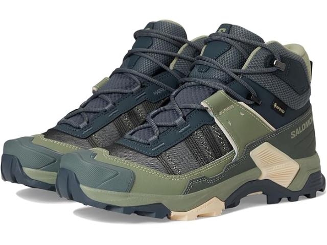 (取寄) サロモン レディース X ウルトラ 5 ミッド GTX Salomon women X Ultra 5 Mid GTX Turbulence/Sedona Sage/Tender Peach