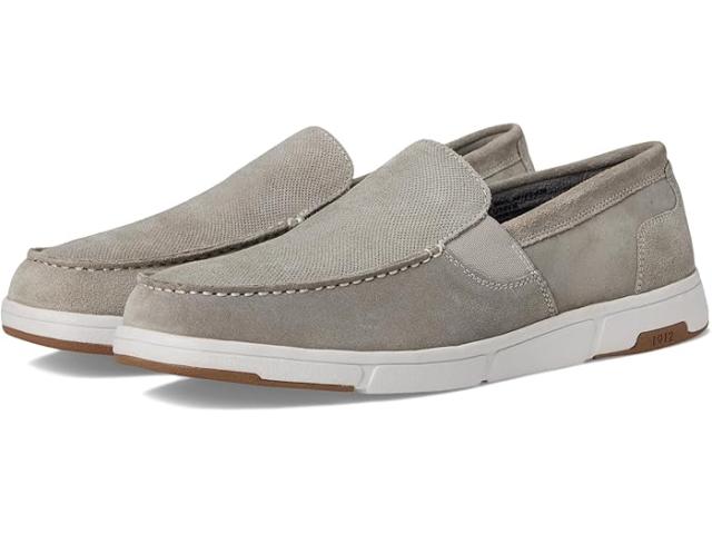 (取寄) ナン ブッシュ メンズ ルカ モカシン トゥ ヴェニーシャン スエード スリッポン ライトウェイト コンフォタブル ローファーズ Nunn Bush men Luca Moccasin Toe Venetian Suede Slip-On Lightweight Comfortable Loafers Gray